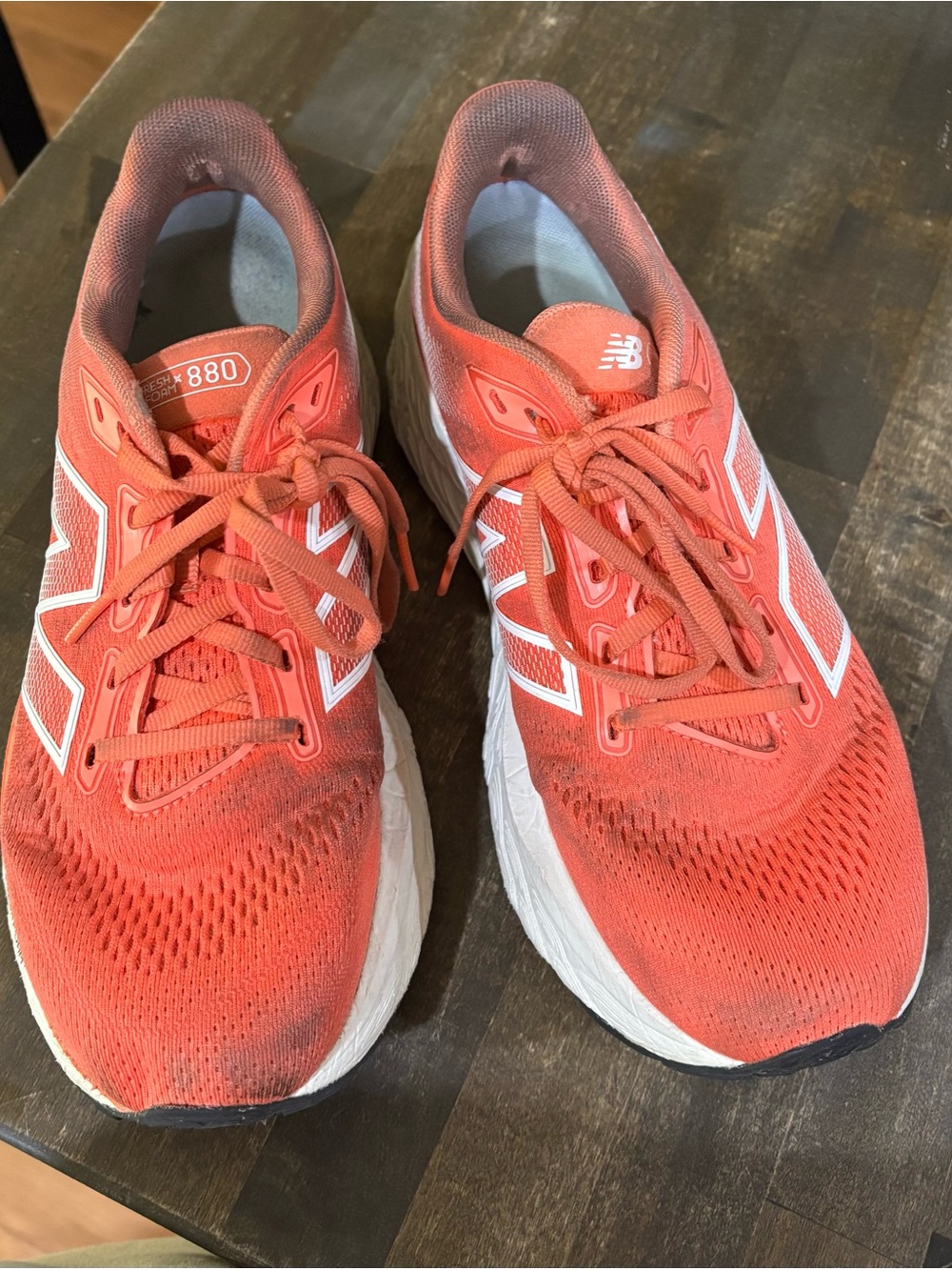 New Balance Women's 880 Running Shoes in Coral/White